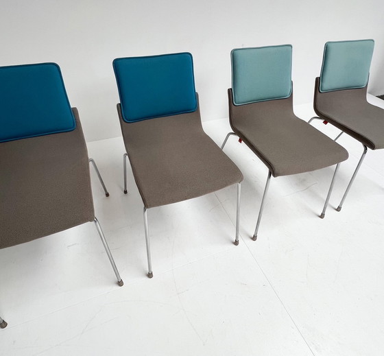 Image 1 of Set di 4 sedie classiche triennali di Gispen, circa 2020