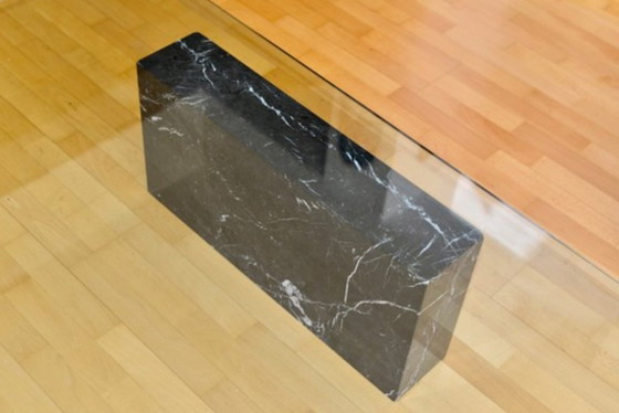 Kono salontafel van Lella en Massimo Vignelli – Casigliani, Glass, Copper (photo 10 of 11)