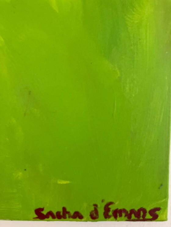 Image 1 of Dipinto originale Primavera - Sacha d'Emans - 80x120 cm - Acrilico su tela