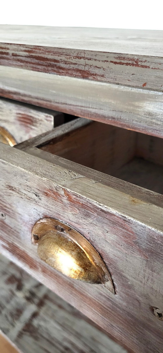 Image 1 of Antique Patinated Console