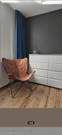 Silla Butterfly de cuero