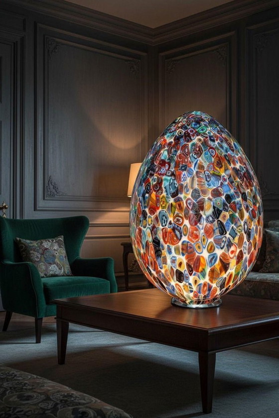 Image 1 of Lampada in vetro artistico di Murano h cm 60