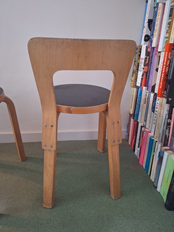 Image 1 of 2x Alvar Aalto - Artek 65 (anni &#39;60)