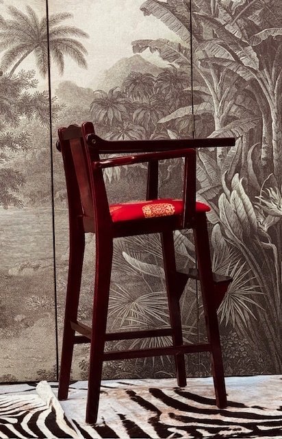 Image 1 of CHINESISCHER HOCHSTUHL IN MARSALA-ROT