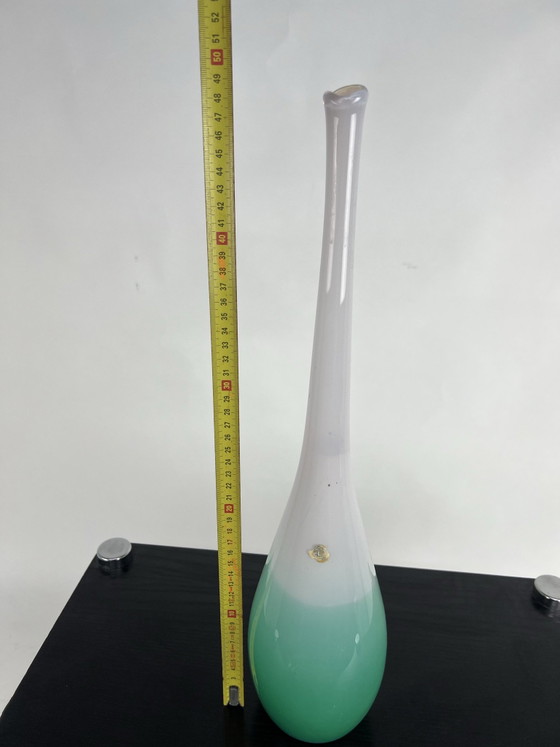 Floris Meydam Serica Bottle Vase (1953) – Leerdam, Glass (photo 5 of 5)