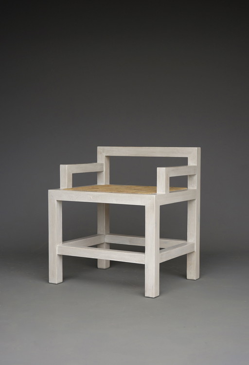 Vintage Minimal Side Chair, 1970s