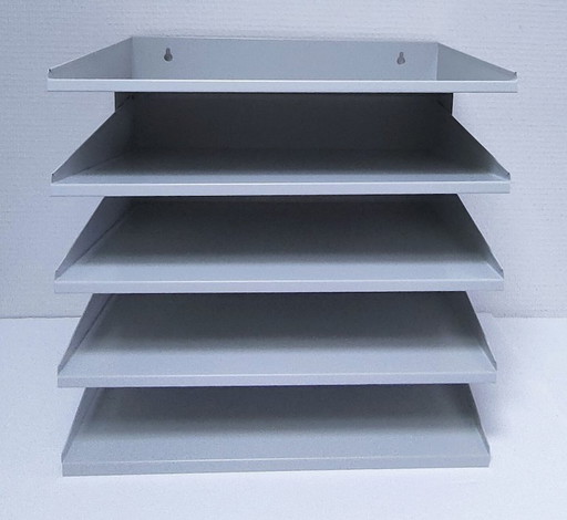 Design gelakt metalen wandrek