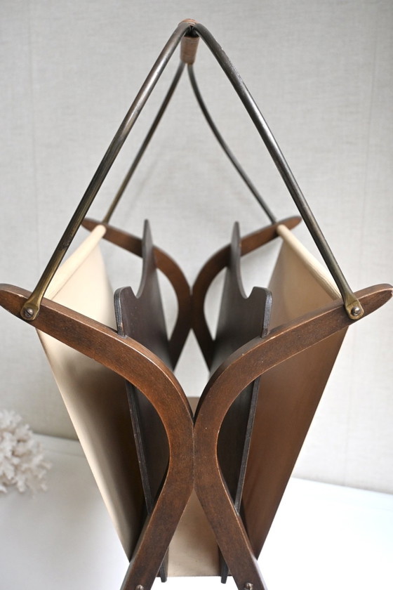 Image 1 of Bellissimo grande portariviste vintage degli anni '50