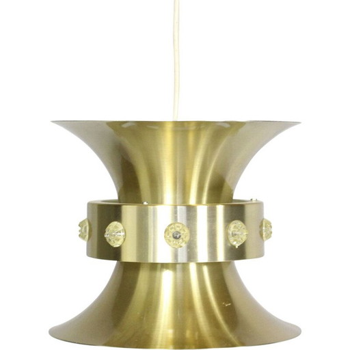 Vintage messing legering hanglamp van Carl Thore by Granhaga, 1960 tot 1970