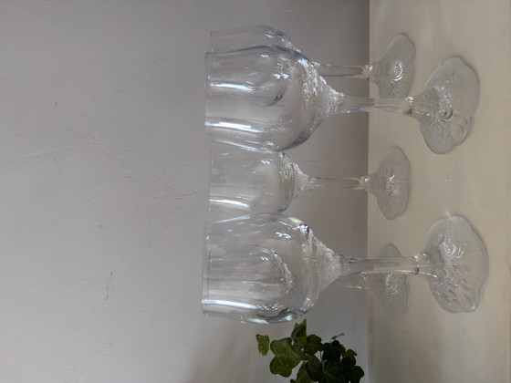 Image 1 of Set mit 5 Kristallweingläsern