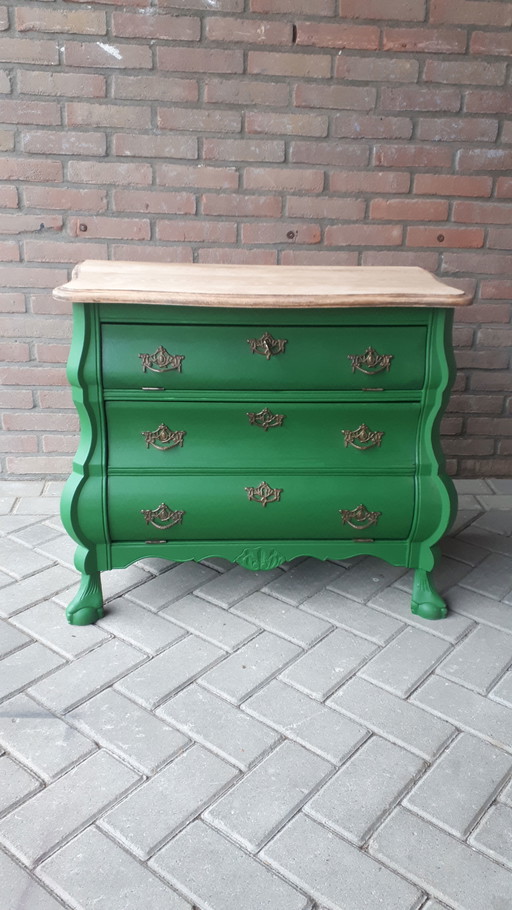 Mueble barriga vintage verde