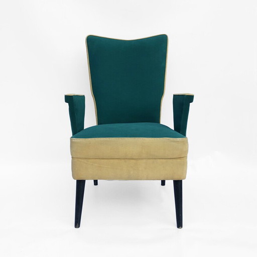 Fauteuils italiens Mid Century 1950 sur mesure
