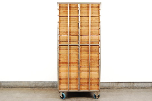 Regal Tabac drawer/bins cabinet on wheels.