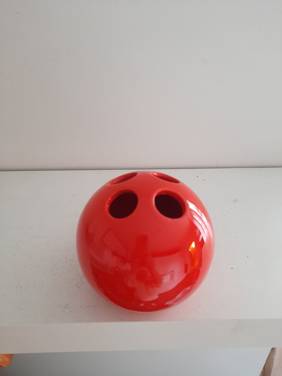 Image 1 of Jarrón de cerámica con forma de espiga para flores de diseño italiano