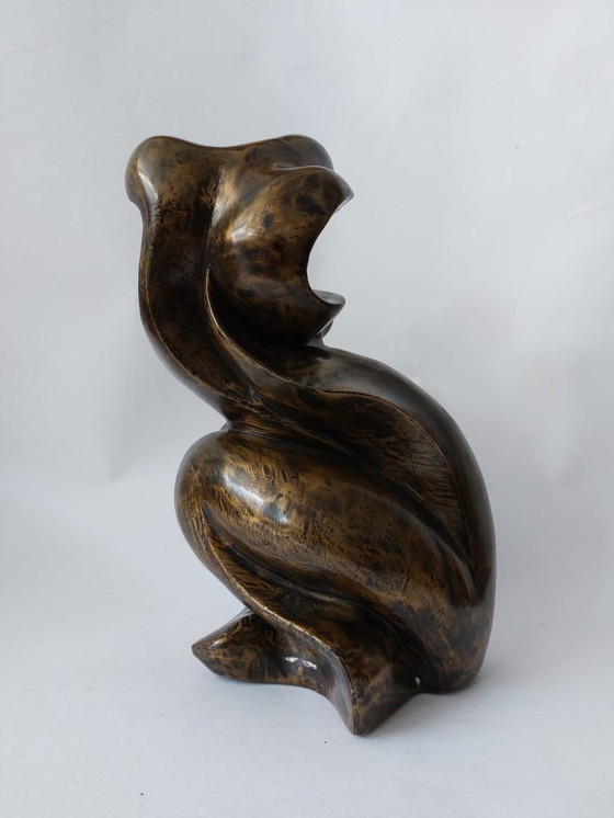 Image 1 of scultura astratta in legno