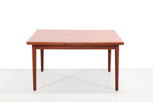 Deens design Teak verlengbare eetkamertafel