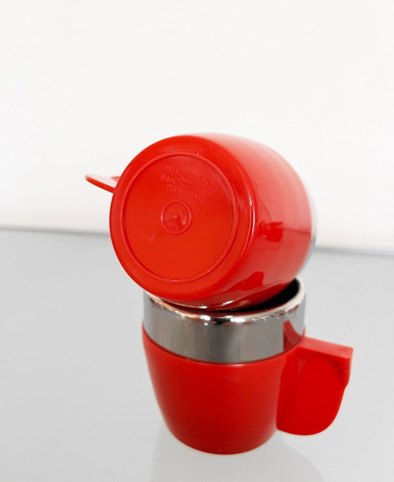 Image 1 of Vintage Set van Zes Vintage Italiaanse Espressocups