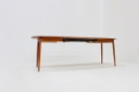 Vintage oval extendable dining table from the 1960s by Asko