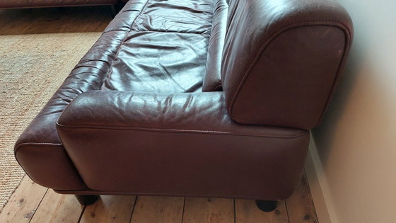 Image 1 of Canapé d'angle en cuir vintage De Sede DS18
