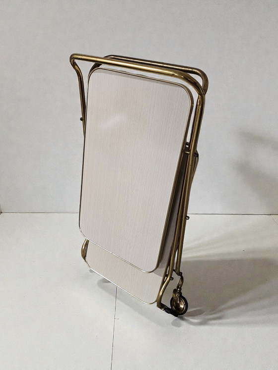 Image 1 of Carrello da bar/carrello di servizio/tavolo francese di metà secolo, anni '60/'70