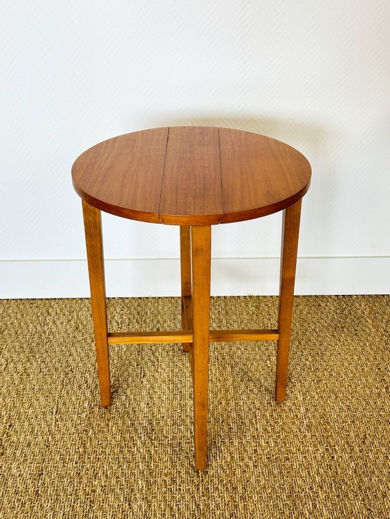 Image 1 of Set van 5 Scandinavische in elkaar passende salontafels van teakhout, 1960