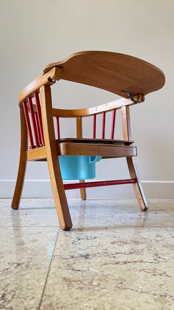 Image 1 of Poltrona per bambini in legno vintage Baumann