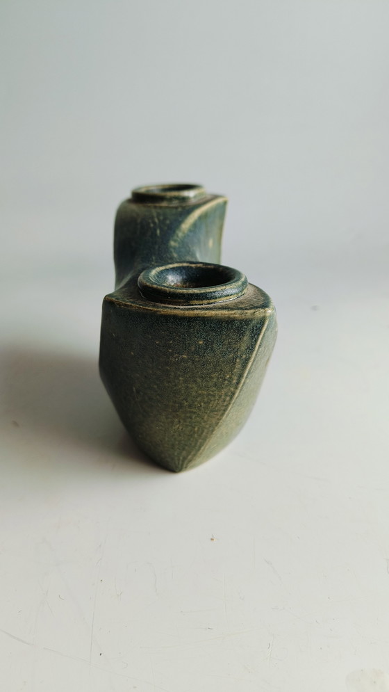Image 1 of Keramiek Vintage Kandelaar Scorewald