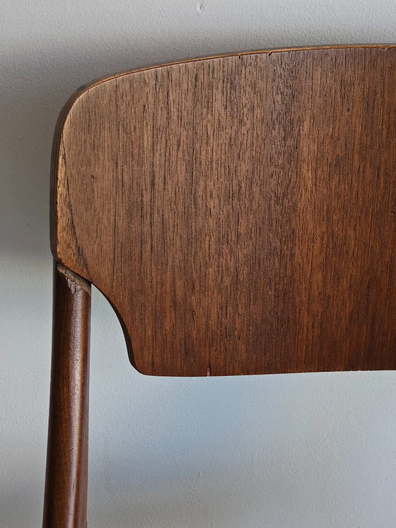Six chaises vintage – Design danois │ Hovmand Olsen – Chaises de salle à manger, Wood (photo 8 of 9)