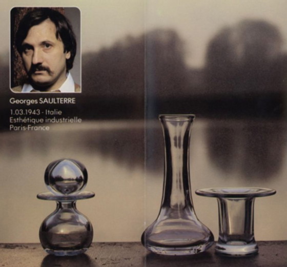 Image 1 of Saint Louis Kristall Val St Lambert Flakon 'Arôme' Entwurf Georges Saulterre