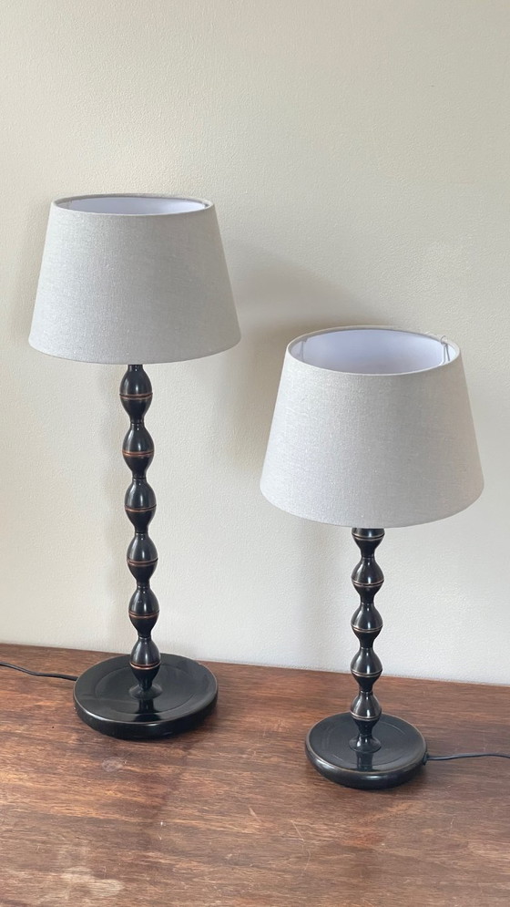 Image 1 of Een paar vintage Ikea spiraallampen