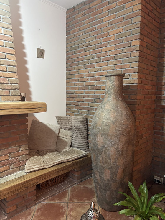 Image 1 of Maceta decorativa XXL estilo terracota - 148cm