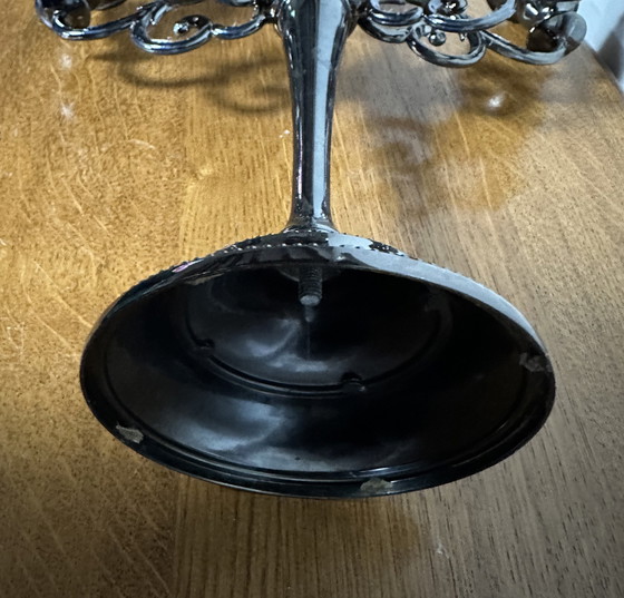 Image 1 of Kerzenständer 4 Arme 5 Kerzenhalter Schwarz lackiert