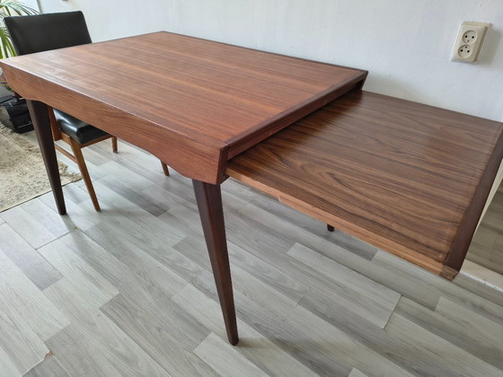 Image 1 of Mid-Century Eettafel Louis Van Teeffelen – Wébé - Teak