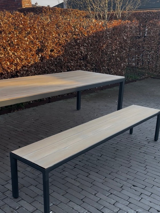 Image 1 of Tribù - outdoor set: eettafel (265cm) met 8 stoelen