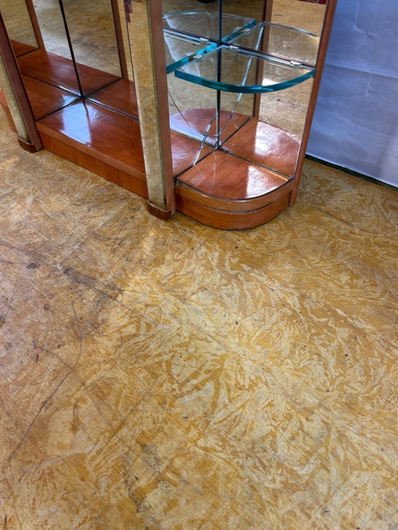 Image 1 of Art Deco Style Hanging Cabinet & Perfume Counter – Ex-English Perfume shop Display  A rare and striking pair of Art Deco style s