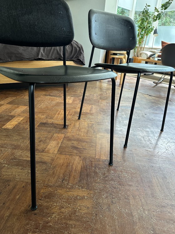 Image 1 of Sedia Hay Soft Edge Legno nero