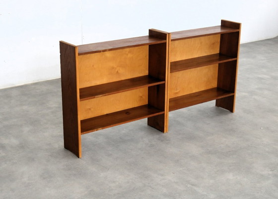 Image 1 of 2x vintage bookcases | cabinets | teak | 1960s