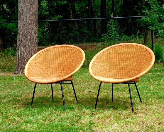 Image 1 of 2 Pitriet Fauteuils/Wicker chairs