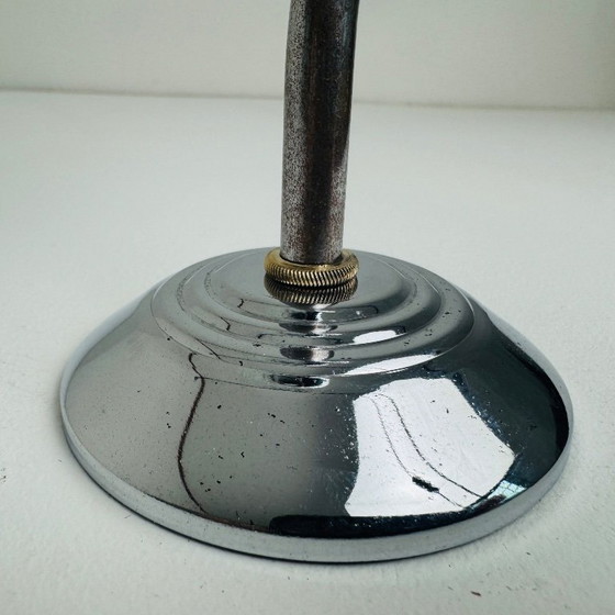 Image 1 of ANCIENNE APPLIQUE METAL ET VERRE vintage 1950