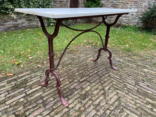Garden Table Bistro Table Veriere Court Damoye Paris