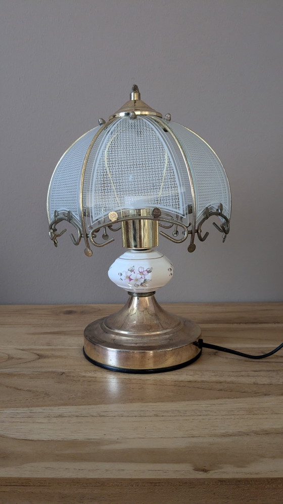 Image 1 of Hollywood Regency Touch Lamp 