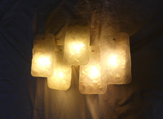 Image 1 of Kaiser wandlamp, wandlamp, ijsglas, jaren 60/70, UK1aeb