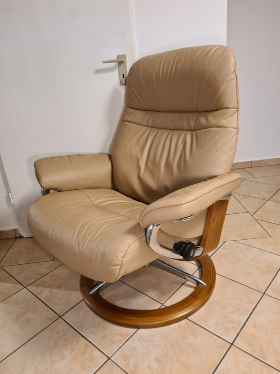 Image 1 of Stressless Relaxsessel Sunrise (L) Ledersessel Signature Neu