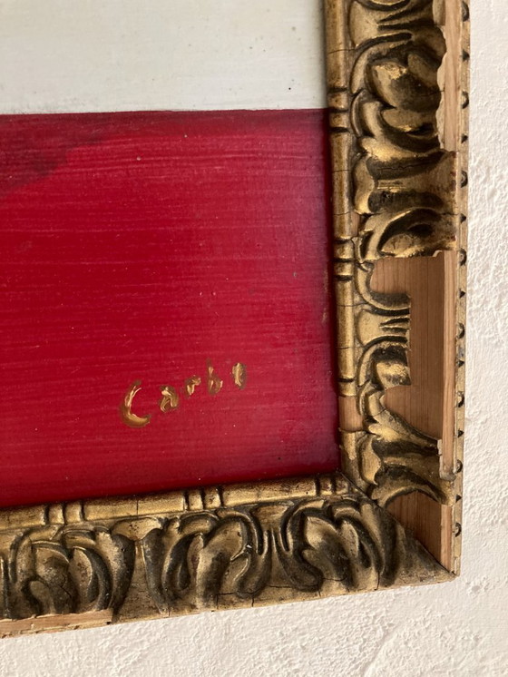 Image 1 of Oil on wood panel "Dancer", circa 1930