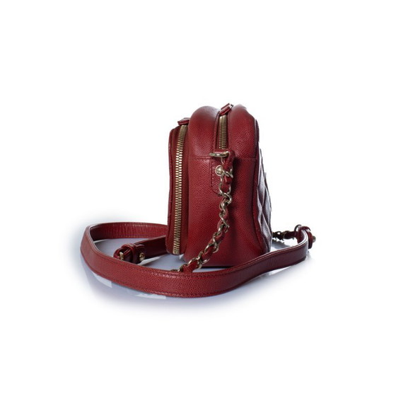 Image 1 of Chanel, Red leather business affinity camera case
