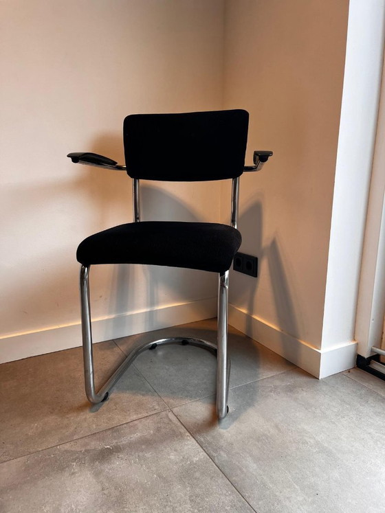 Image 1 of Sillas De Wit Brothers – Juego de 4 – Diseño con estructura tubular