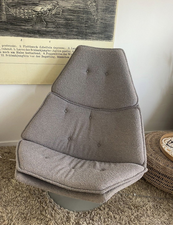 Artifort F510 Geoffrey Harcourt – Vintage Design Armchair – Swivel chairs, Textile (photo 3 of 13)