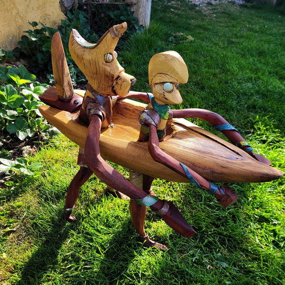 Image 1 of Obra de arte en madera - Criaturas de barco