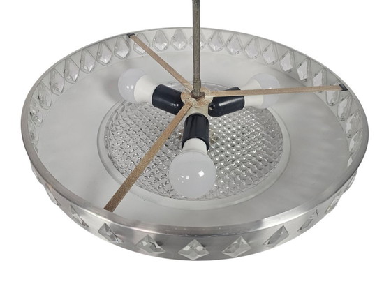 Image 1 of Vitrika - Orrefors - Carl Fagerlund - Ufo lamp - Zweden - 60's