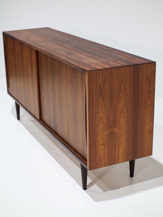 Buffet bas en palissandre vintage danois années 60, Bois, Marron, Mid Century Modern (photo 10 sur 15)